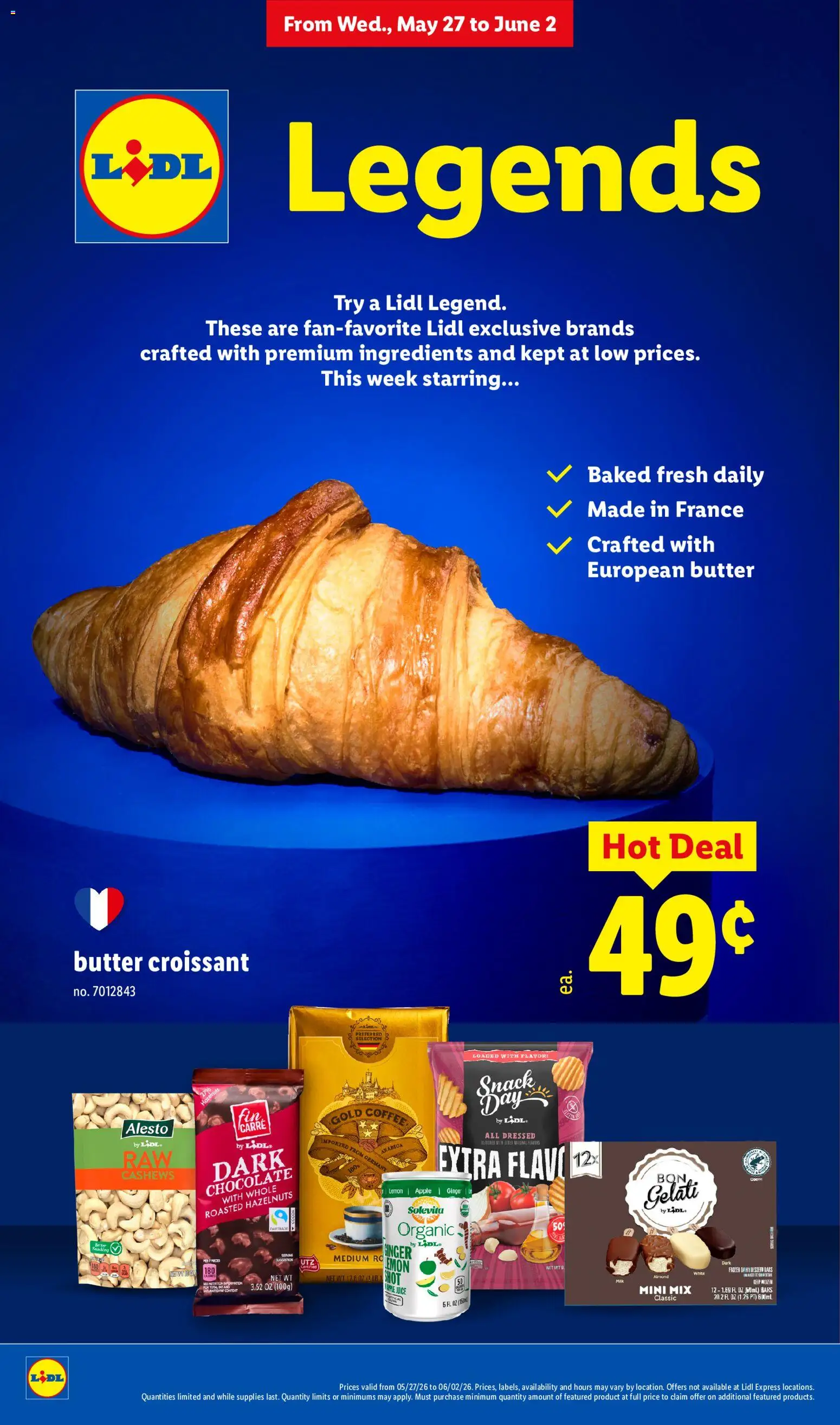 Lidl Weekly Ad - valid from 27.05.2026 | Page: 16 | Products: Butter, Coffee, Chocolate, Lemon