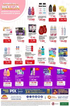Assaí Atacadista ofertas - SP - Pré-Visualização do folheto da loja Assaí Atacadista, válido de 01.05.2026 | Página: 2 | Produtos: Shampoo, Enxaguante bucal, Base, Sabonete líquido