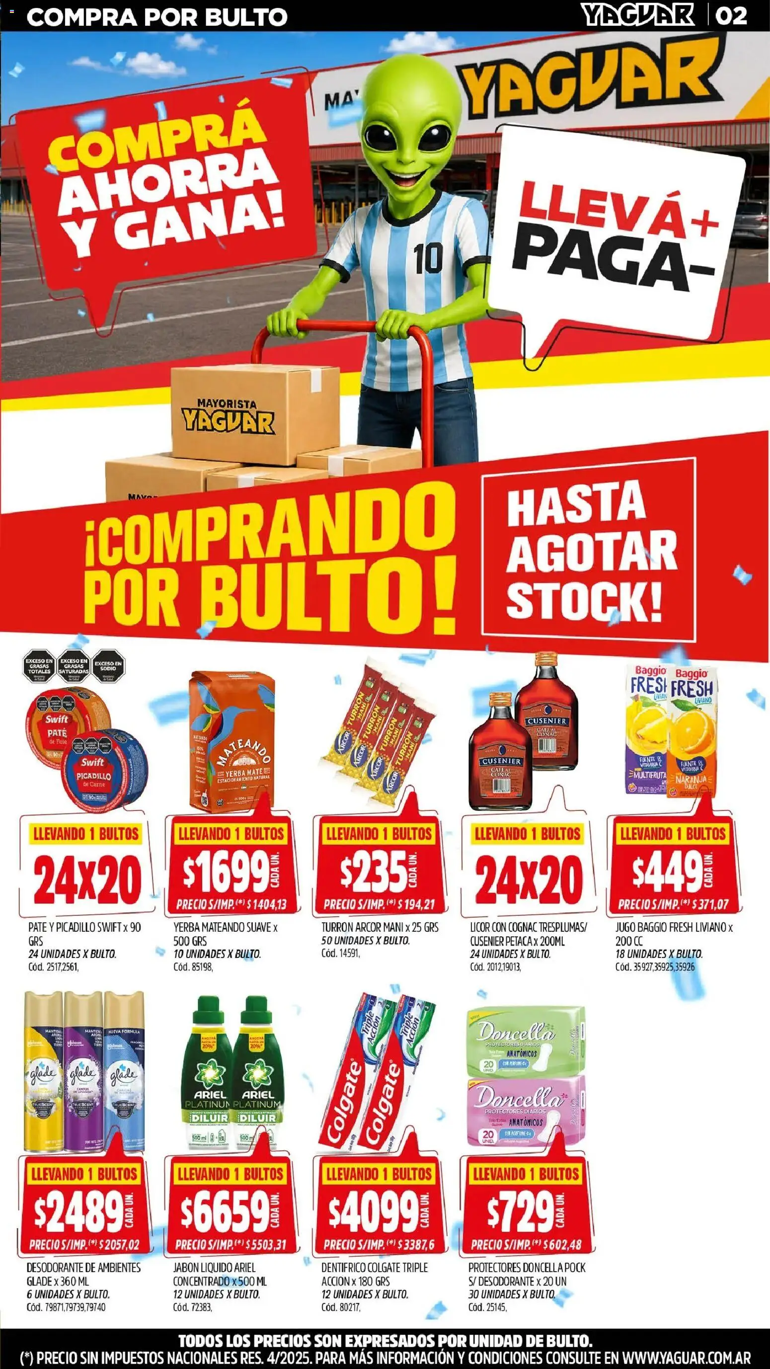 Yaguar - Oferta Semanal Mendoza │ válido desde el 29/06/2026 | Página: 3 | Productos: Mate, Fuente, Jabón, Paté