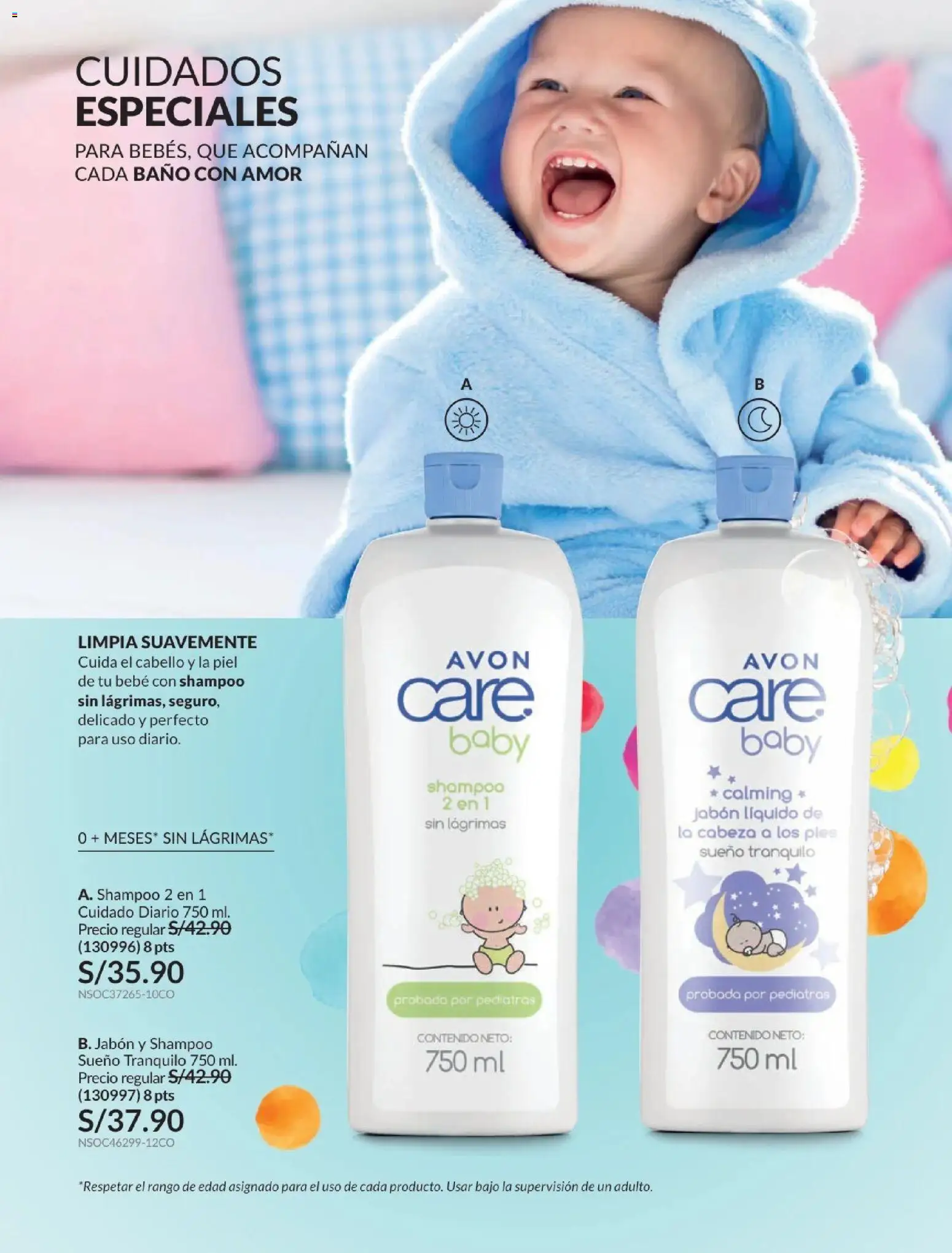 Catálogo Avon válido desde 21/04/2026 | Página: 164 | Productos: Shampoo, Jabón, Baño