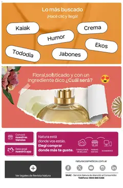 Vista previa Catálogo Natura Ciclo 13 válido desde el 02/09/2026 | Página: 325 | Productos: Teléfono, Revista, Té, Crema