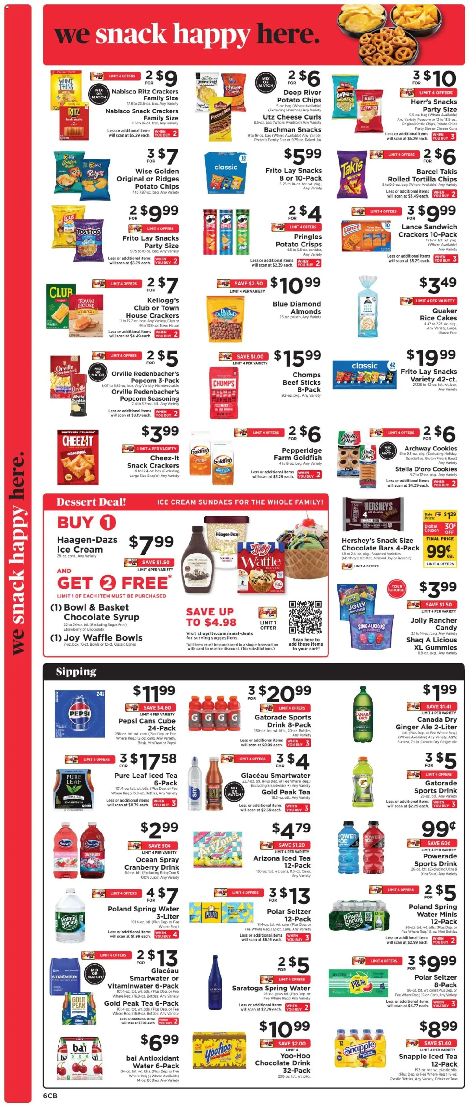 ShopRite Weekly Ad - valid from 07/23/2026 | Page: 7 | Products: Cheese, Juice, Cookies, Kettle