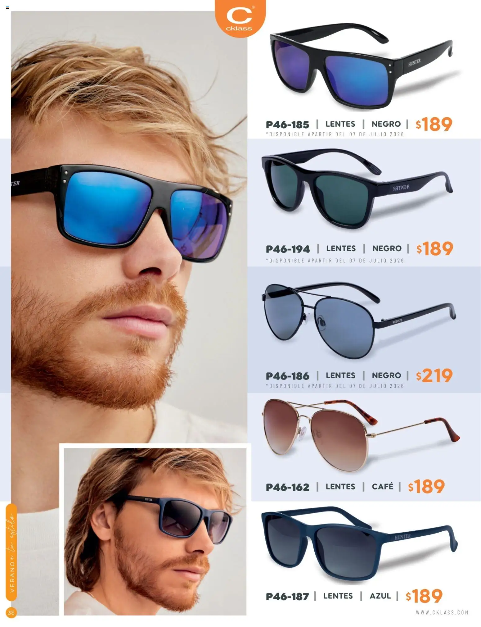 Nuevas ofertas de Cklass válidas en toda la República Mexicana desde el 02/07/2026. ¡Encuentra las mejores ofertas en Cklass catálogo Verano WE & Home! | Página: 36 | Productos: Lentes, Café