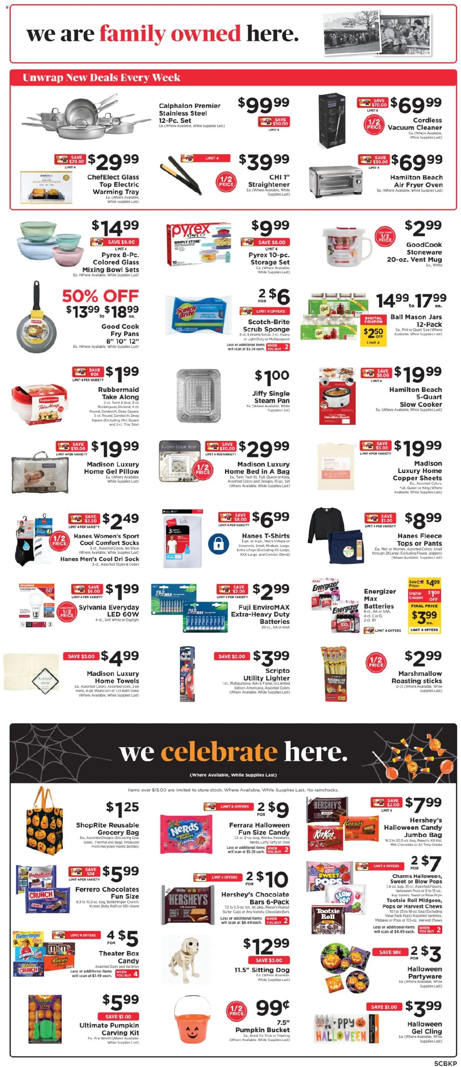 ShopRite Weekly Ad - valid from 10/04/2026 | Page: 7 | Products: Bed, Candy, Slow cooker, Socks
