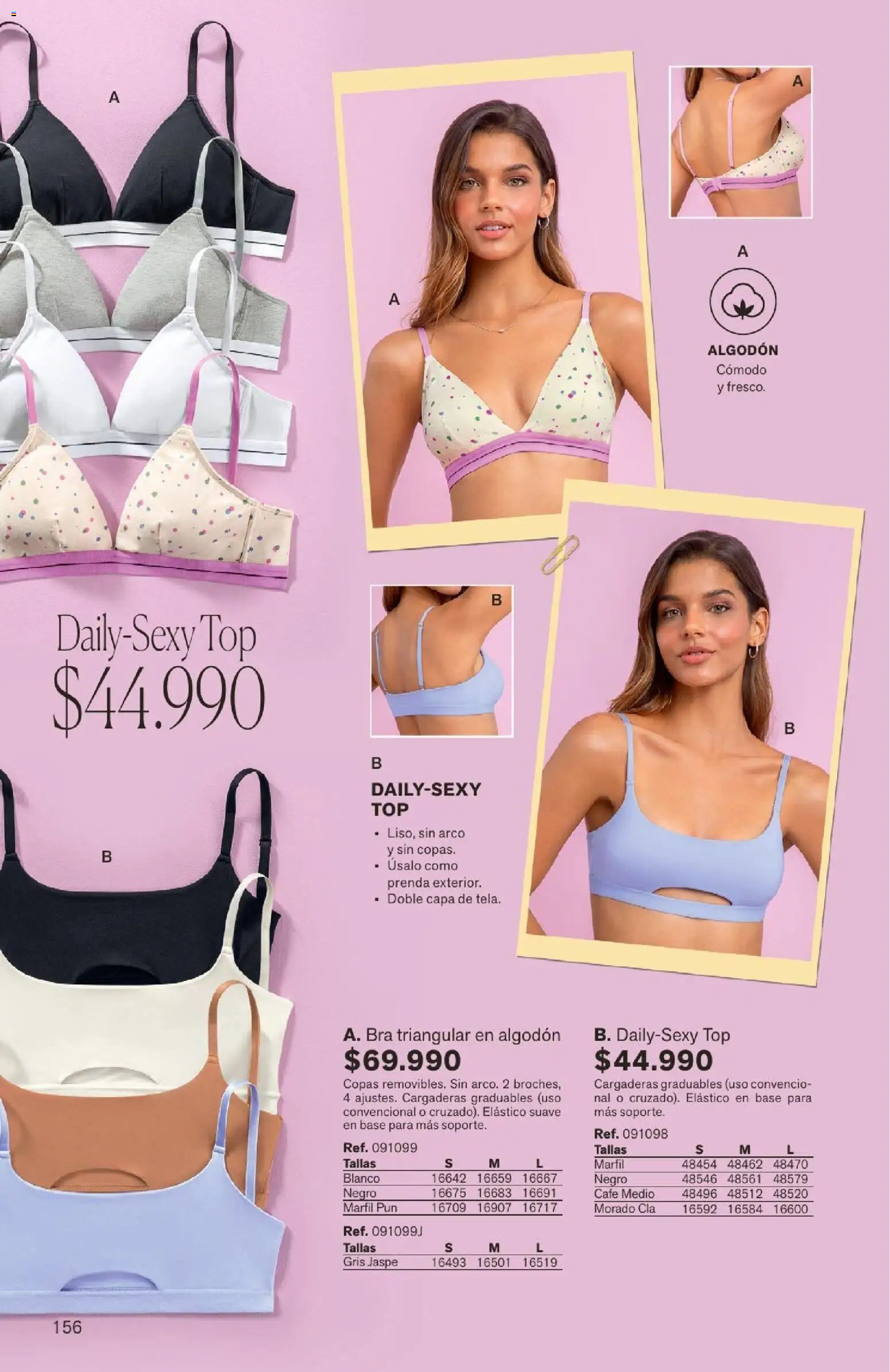 Leonisa revista - valida desde el 04/08/2026 | Página: 156 | Productos: Algodón, Top, Café