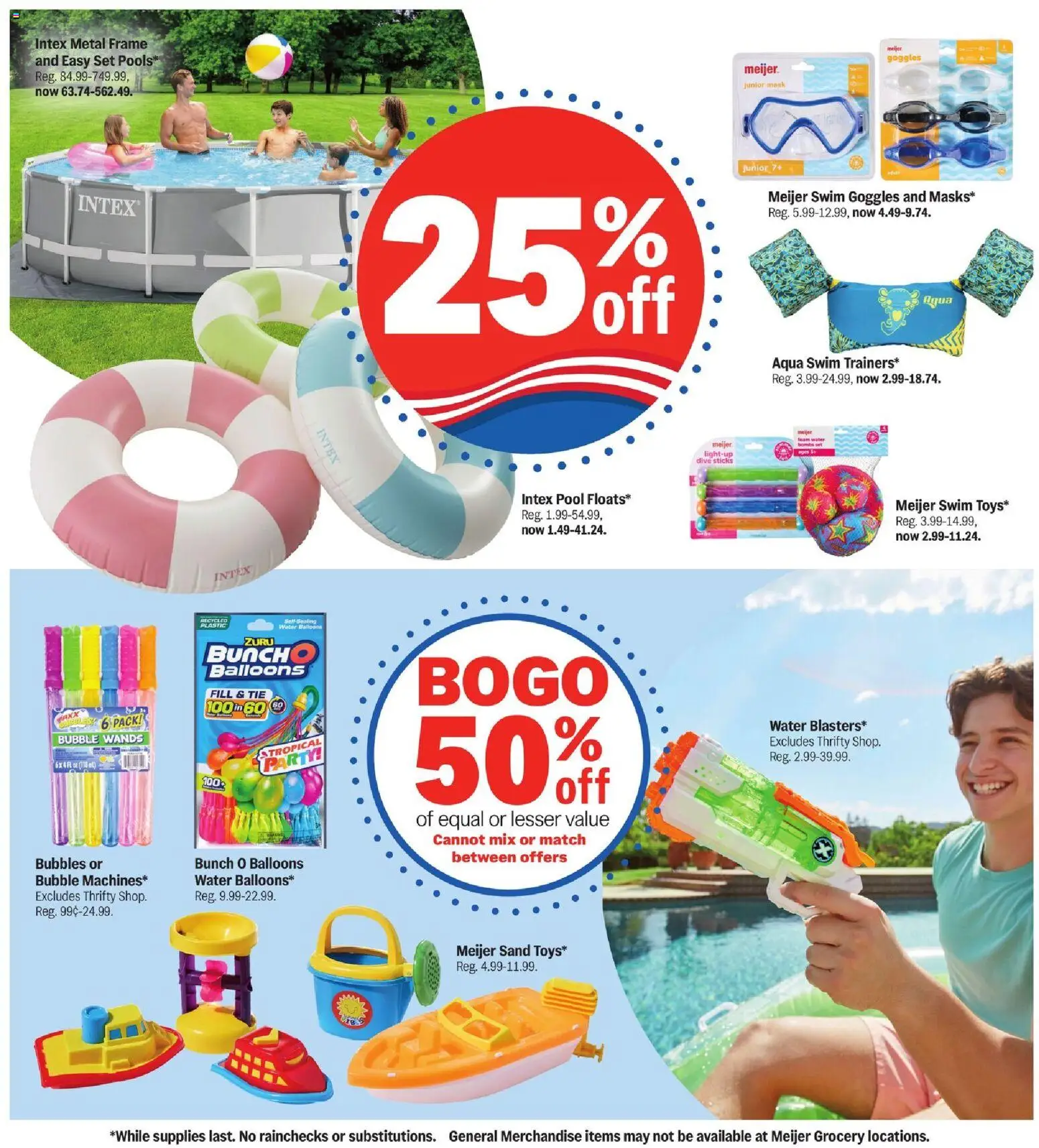 Meijer The good life is deals all summer - valid from 20.05.2026 | Page: 7 | Products: Mask, Water
