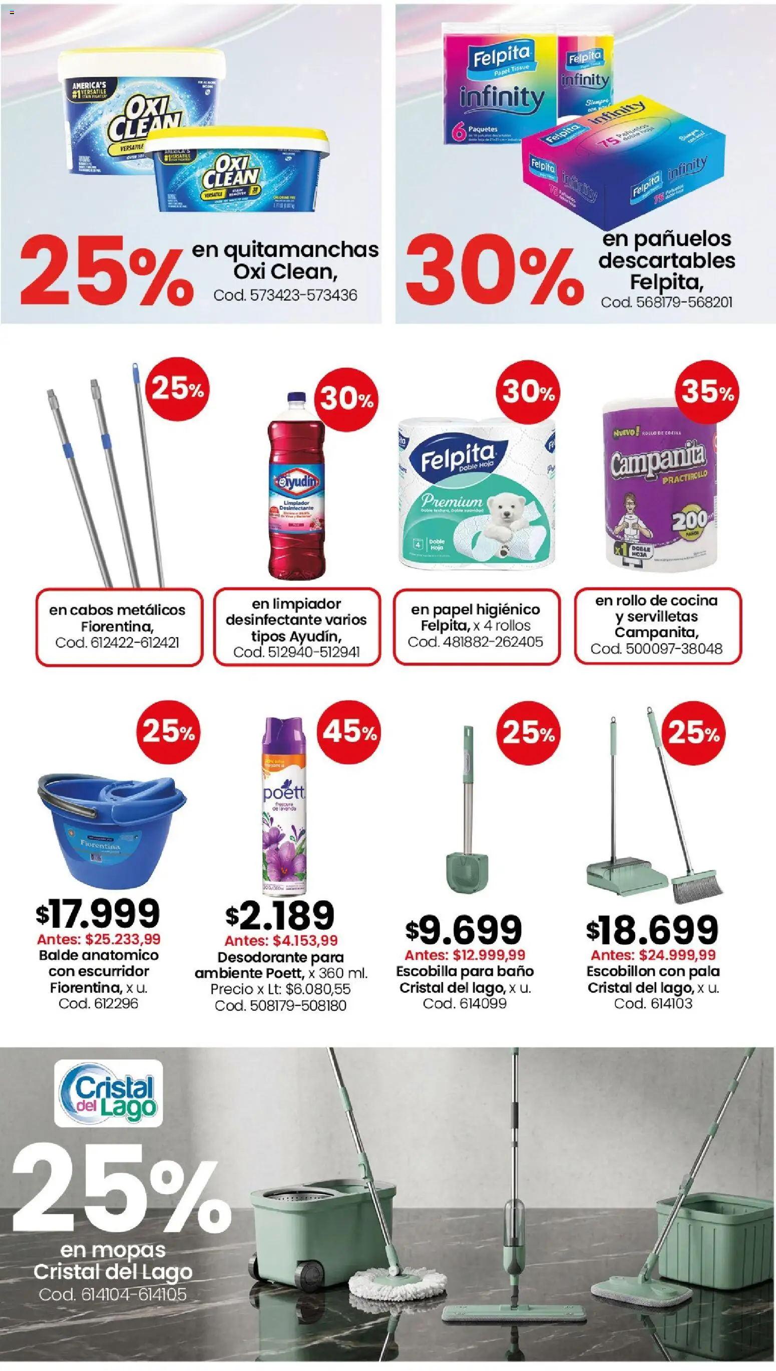 Coto - Perfumería y limpieza │ válido desde el 03/08/2026 | Página: 3 | Productos: Cocina, Desodorante, Quitamanchas, Escobilla