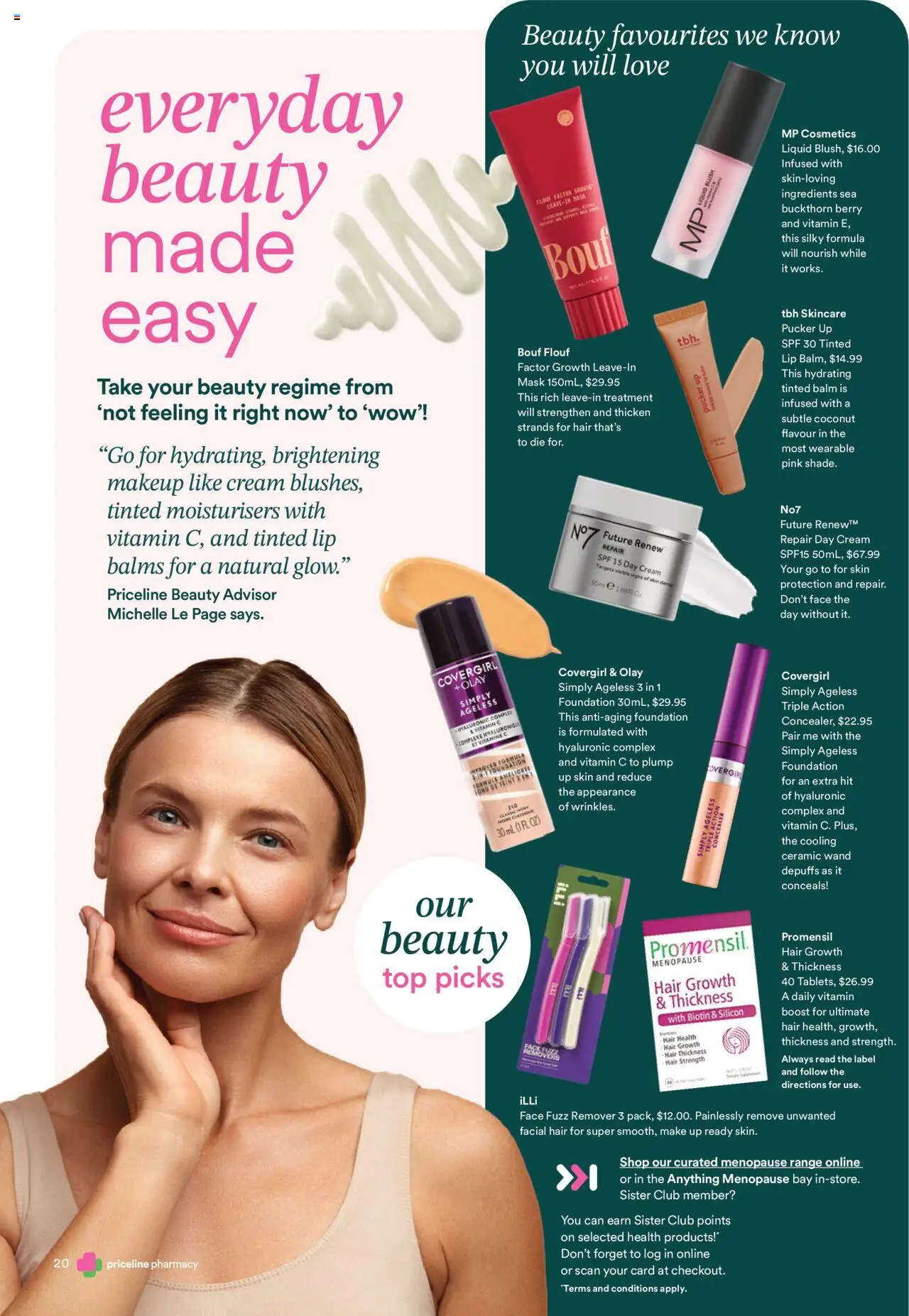 Priceline Pharmacy catalogue - valid from 02.10.2025 | Page: 20 | Products: Mask, Makeup, Foundation, Treatment