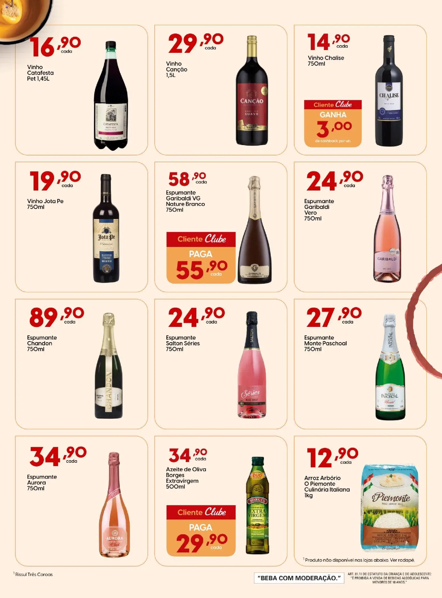 Rissul Folheto - válido de 05.06.2026 | Página: 6 | Produtos: Espumante, Vinho, Arroz, Azeite