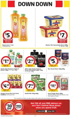 Preview of Coles - Coles Catalogue - 29th April - valid from 28.04.2026 | Page: 17 | Products: Yoghurt, Juice, Meat, Salt