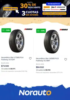 Vista previa Norauto - Catálogo válido desde el 01/09/2026 | Página: 4 | Productos: Neumáticos