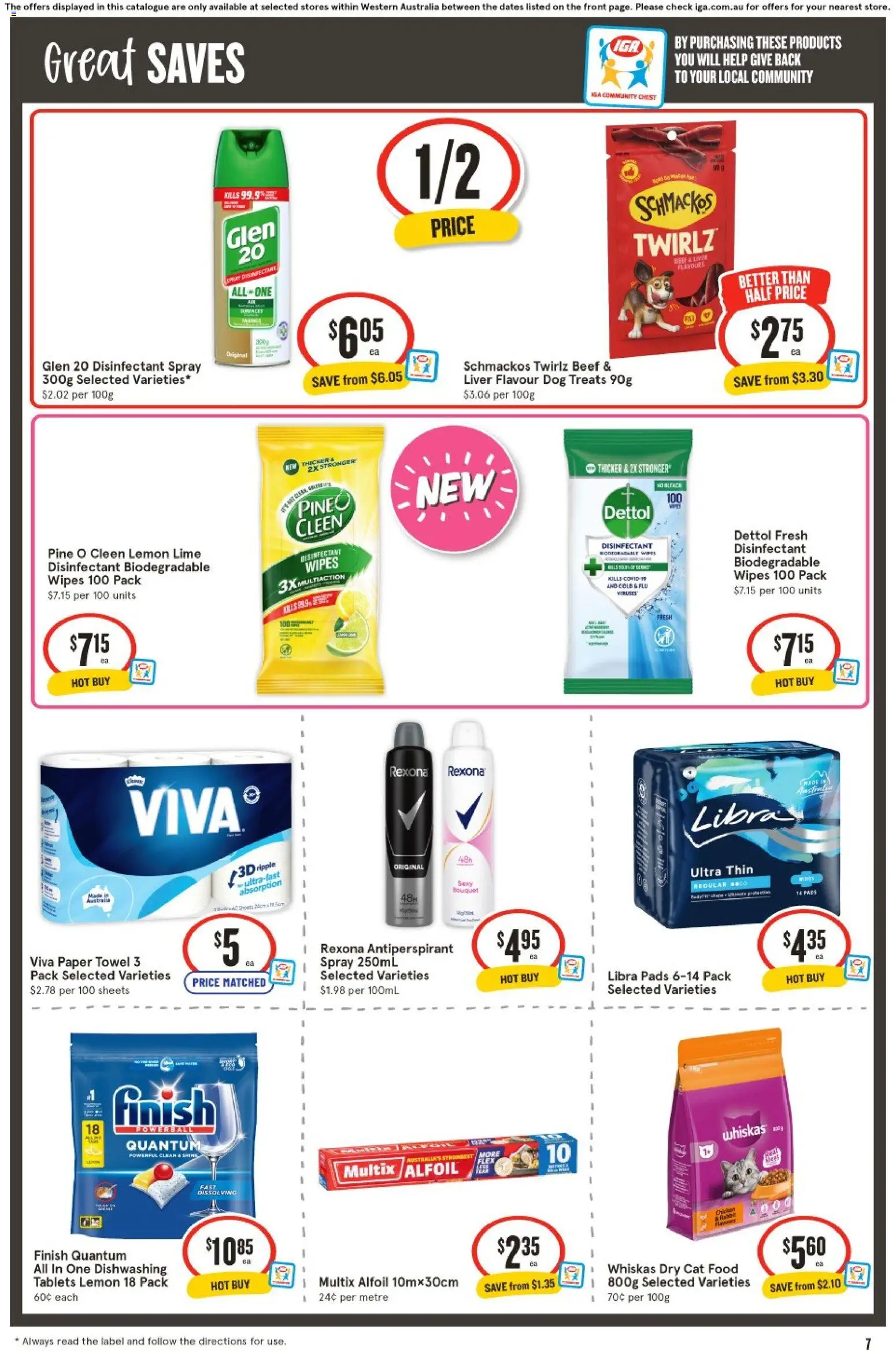 IGA catalogue - valid from 03.06.2026 | Page: 8 | Products: Chicken, Beef, Lemon, Lime