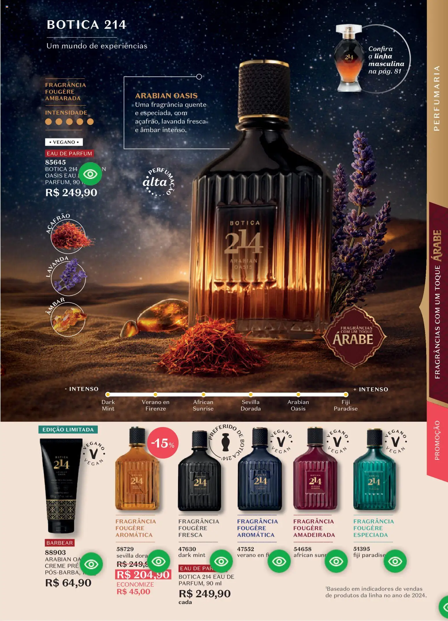 O Boticário Folheto - válido de 10/08/2026 | Página: 113 | Produtos: Açafrão, Fragrância, Creme