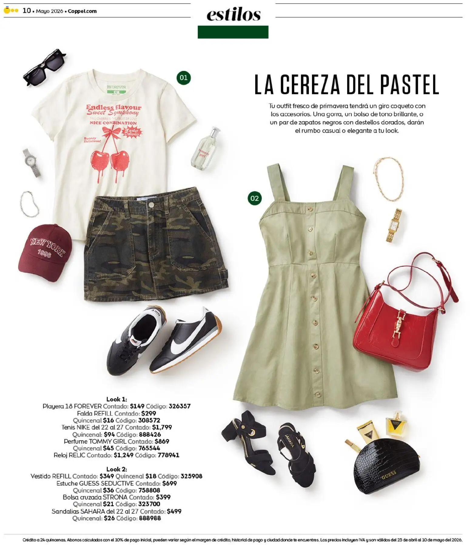 Nuevas ofertas de Coppel válidas en toda la República Mexicana desde el 25.04.2026. ¡Encuentra las mejores ofertas en Coppel catálogo Claro que la vas a querer! | Página: 10 | Productos: Tenis, Bolso, Estuche, Té