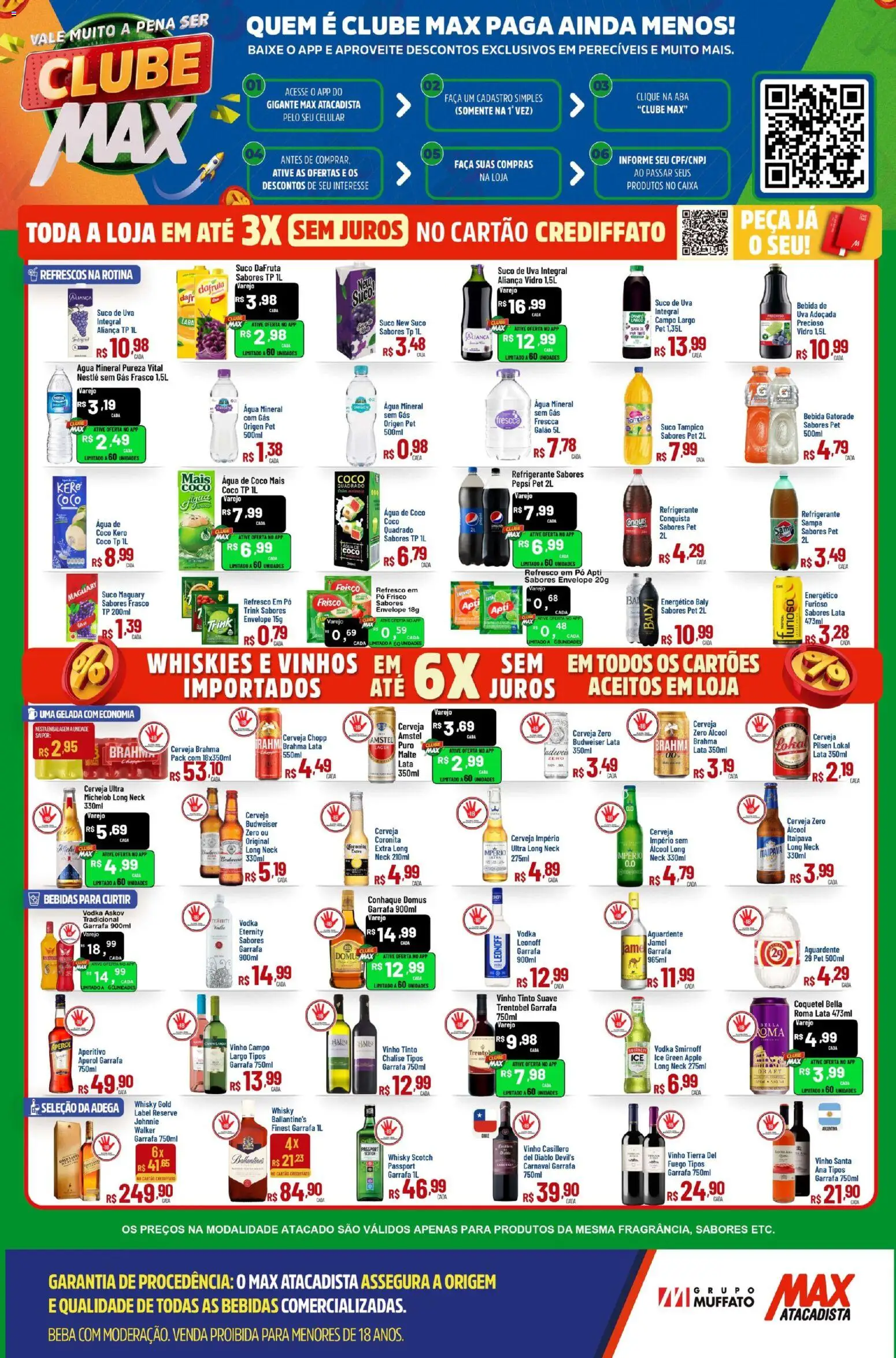 Max Atacadista Folheto - válido de 26.05.2026 | Página: 4 | Produtos: Energético, Caixa, Cerveja, Envelope