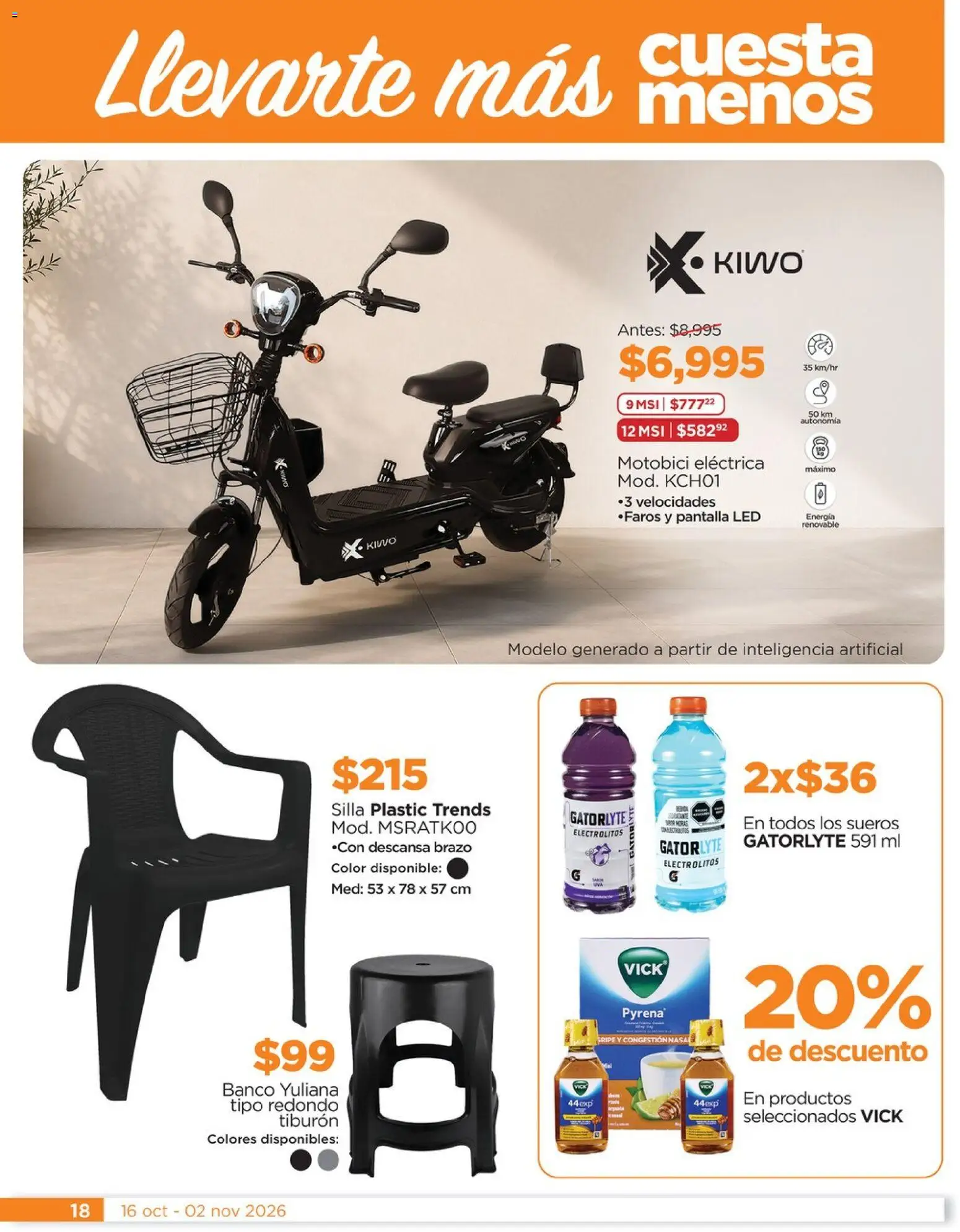 Nuevas ofertas de Chedraui válidas en toda la República Mexicana desde el 16/10/2026. ¡Encuentra las mejores ofertas en Chedraui folleto! | Página: 18