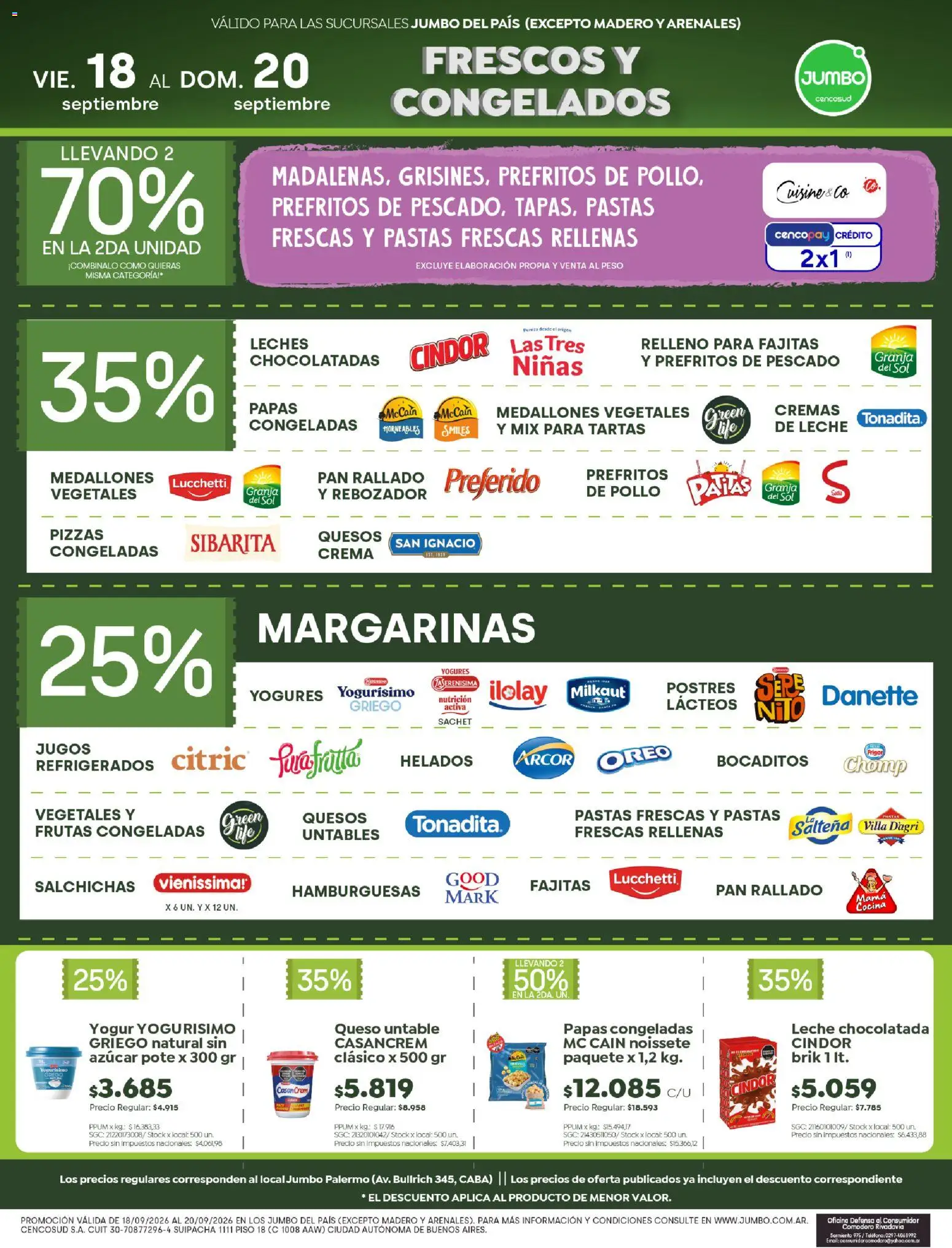 Jumbo - Ofertas | Rosario │ válido desde el 18/09/2026 | Página: 4 | Productos: Azucar, Untable, Chocolatada, Salchichas
