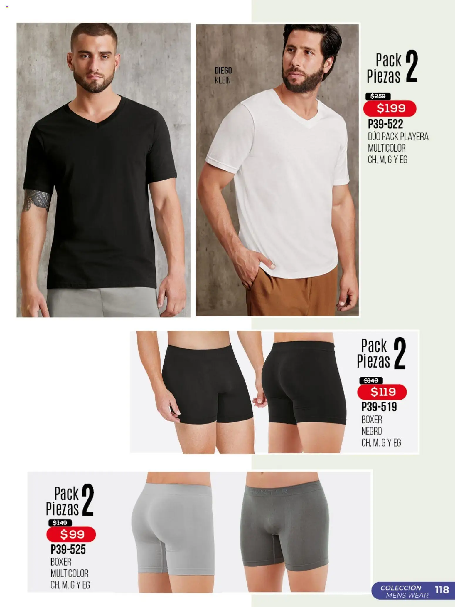 Nuevas ofertas de Cklass válidas en toda la República Mexicana desde el 13.04.2026. ¡Encuentra las mejores ofertas en Cklass catálogo Promo semanal! | Página: 119 | Productos: Playera