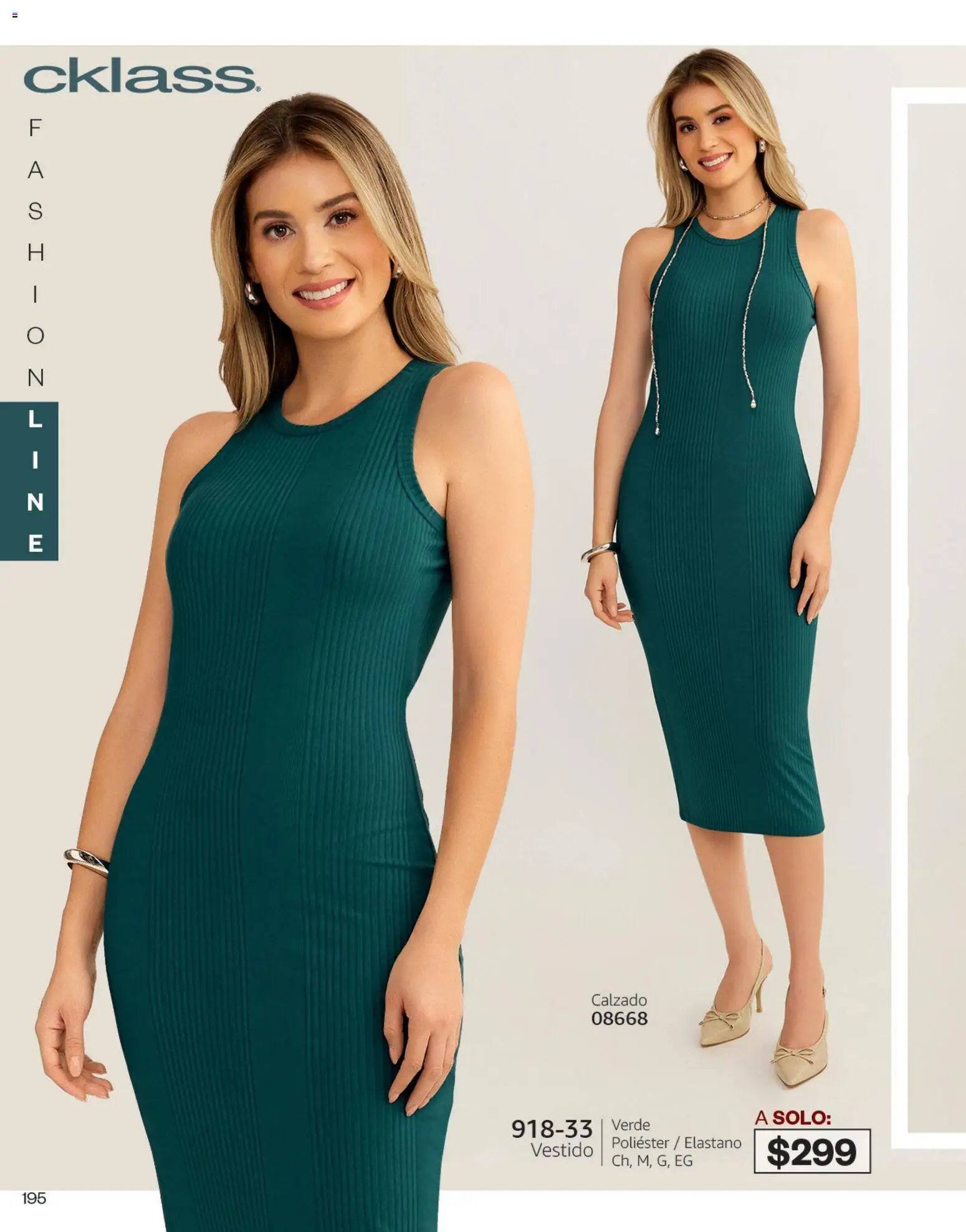 Nuevas ofertas de Cklass válidas en toda la República Mexicana desde el 08/07/2026. ¡Encuentra las mejores ofertas en Cklass catálogo Otoño Invierno! | Página: 198 | Productos: Vestido