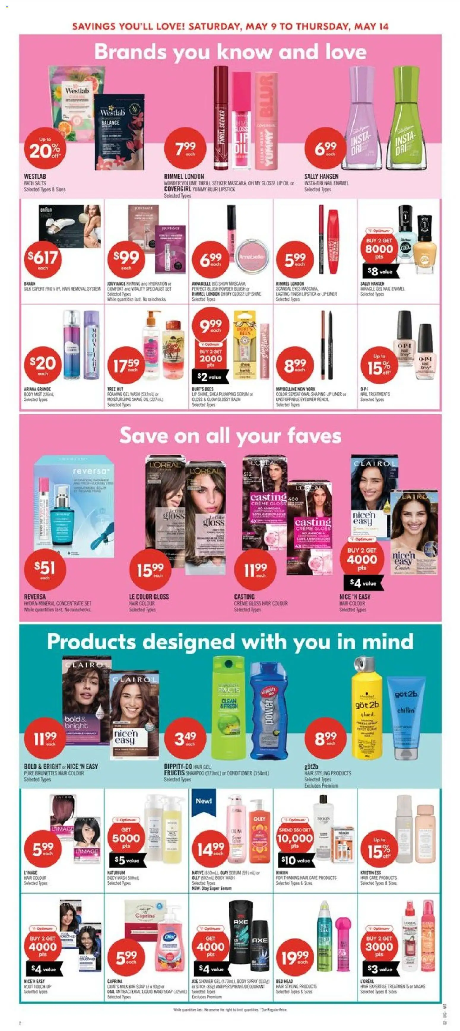 Shoppers flyer valid from 08.05.2026 | Page: 16 | Products: Powder, Conditioner, Soap, Deodorant
