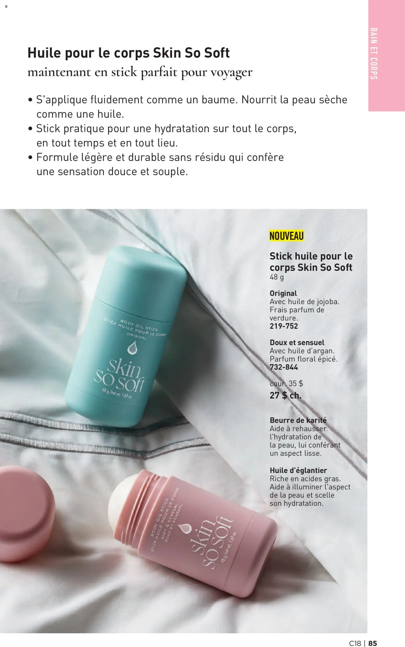Avon flyer valid from Aug 27, 2026 | Page: 85 | Products: Body oil, Oil