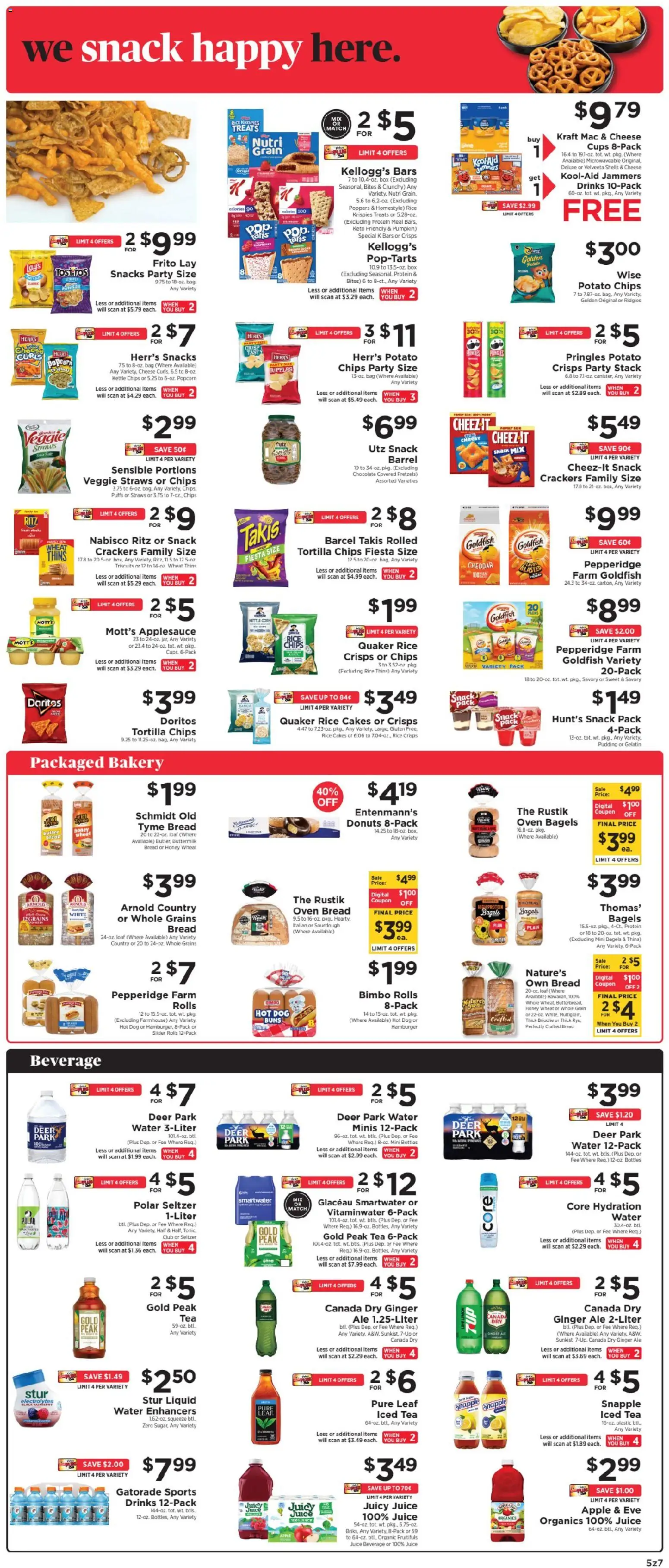 ShopRite Weekly Ad - valid from 09/20/2026 | Page: 6 | Products: Brioche, Chocolate, Snacks, Iced tea