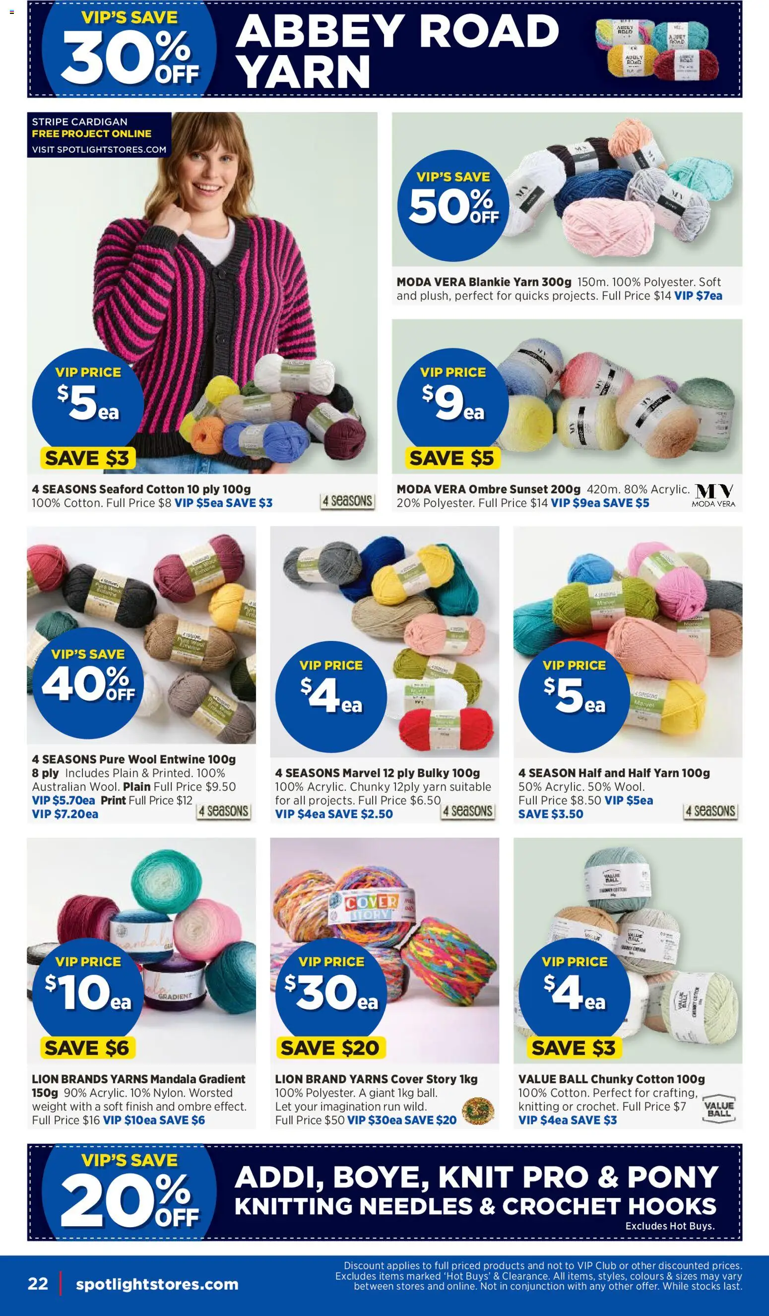 Spotlight catalogue - valid from 06/08/2026 | Page: 22 | Products: Cardigan, Weight