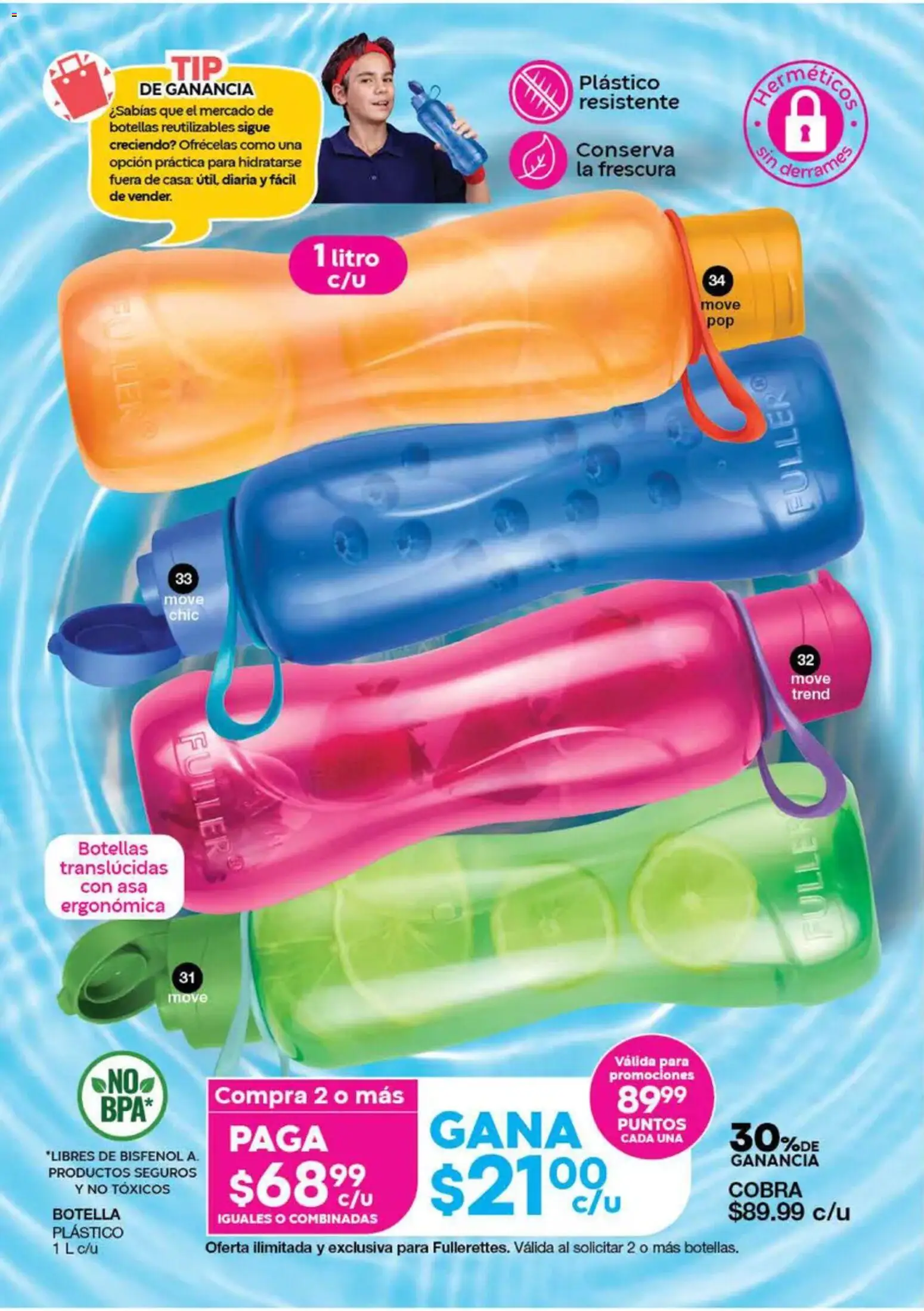 Nuevas ofertas de Fuller válidas en toda la República Mexicana desde el 02/09/2026. ¡Encuentra las mejores ofertas en Fuller Gana Más 11 2026! | Página: 34 | Productos: Botella