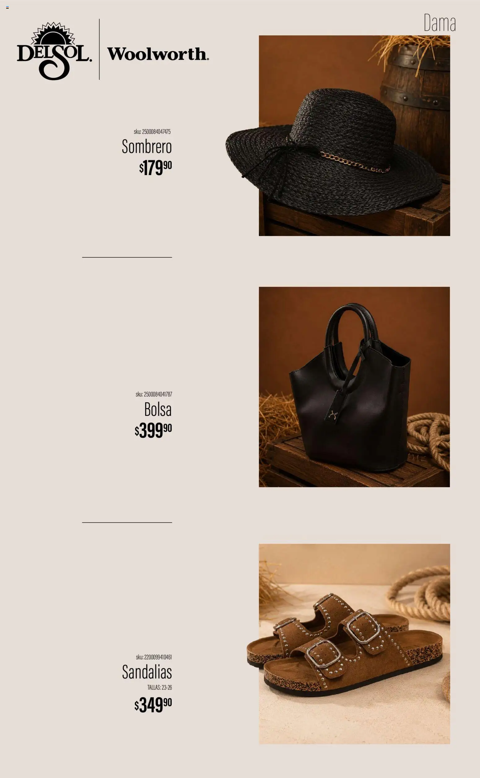 Nuevas ofertas de Del Sol y Woolworth válidas en toda la República Mexicana desde el 25/06/2026. ¡Encuentra las mejores ofertas en Del Sol y Woolworth catálogo! | Página: 10