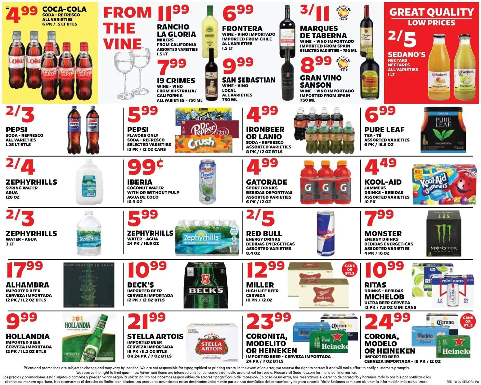 Sedano's Weekly Ad - valid from 10/07/2026 | Page: 8