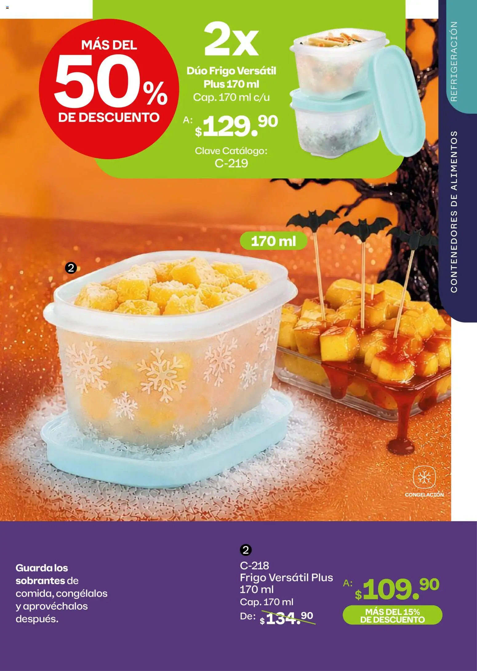Nuevas ofertas de Tupperware válidas en toda la República Mexicana desde el 05/10/2026. ¡Encuentra las mejores ofertas en Tupperware catálogo! | Página: 47