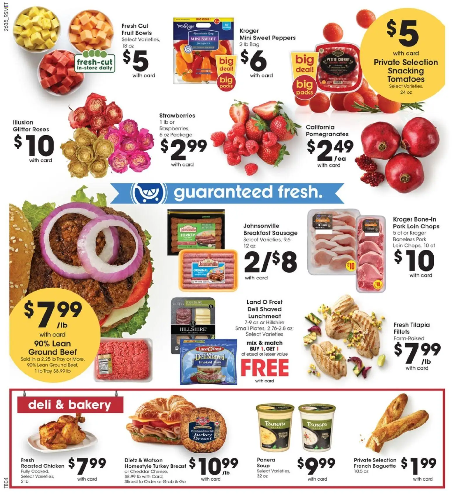 Pick ‘n Save Weekly Ad - valid from 09/30/2026 | Page: 12 | Products: French baguette, Peppers, Tomatoes, Ground beef