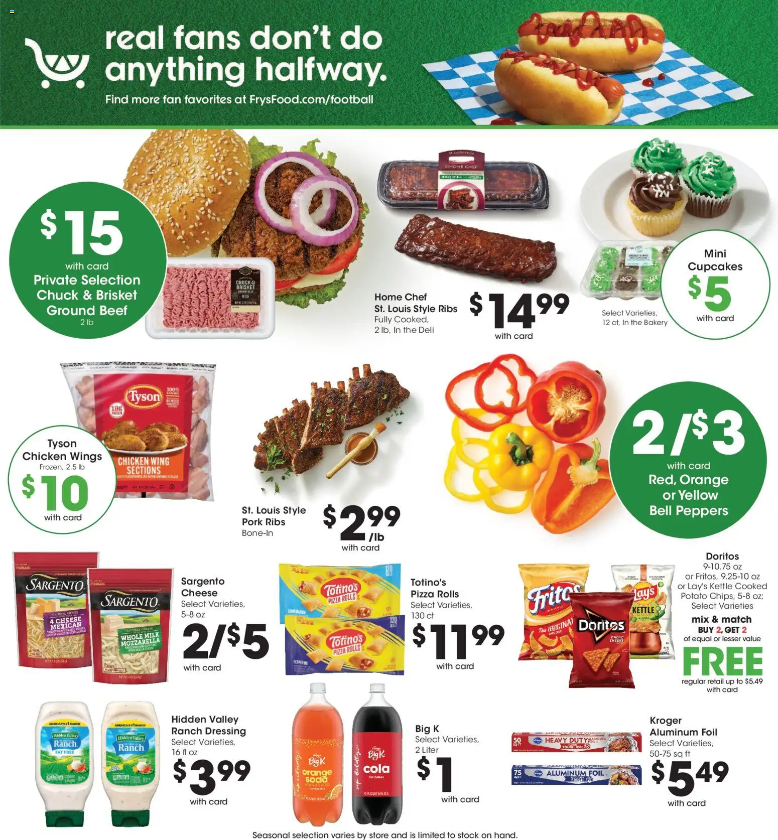 Fry's Food Weekly Ad - valid from 09/09/2026 | Page: 6 | Products: Bakery, Peppers, Pizza, Pork