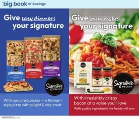 Preview of Albertsons weekly ads valid from 07/28/2026 | Page: 12 | Products: Pizza, Pasta, Sauce, Garlic
