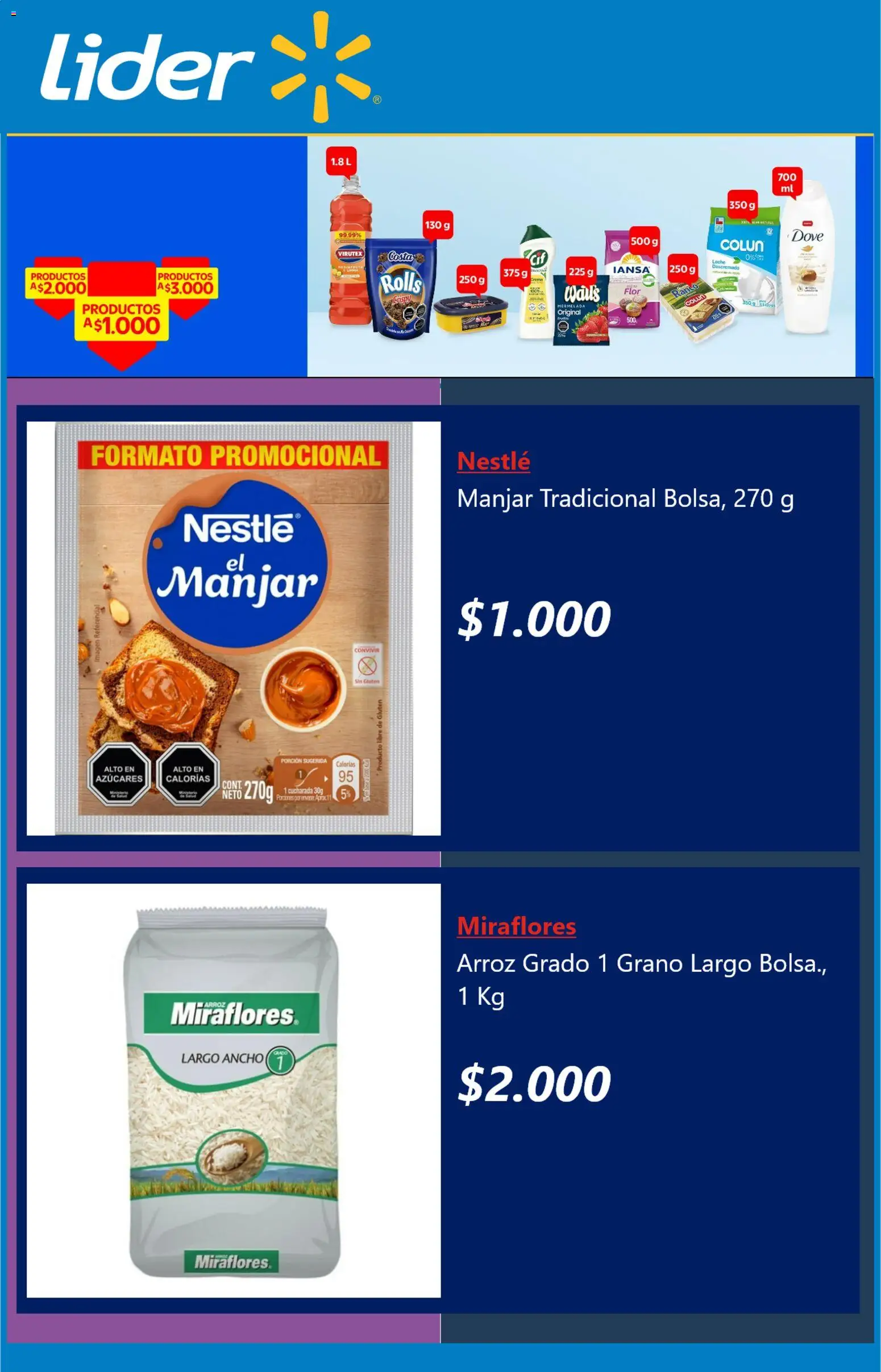 Lider Ofertas │ válido desde el 04.06.2026 | Página: 5 | Productos: Bolsa, Leche, Arroz, Manjar