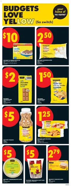 Preview of NO NAME® ICE CREAM NOVELTIES, selected varieties, club size, frozen 24's crème glacée au friandises glacées from shop No Frills valid from 07.05.2026 | Page: 13