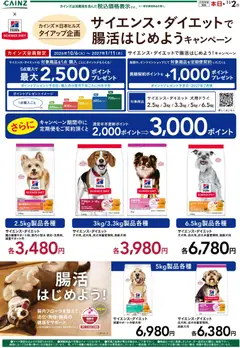 2026/10/07から有効なオファーを含む カインズ ホーム - ヒルズ 10/7号
