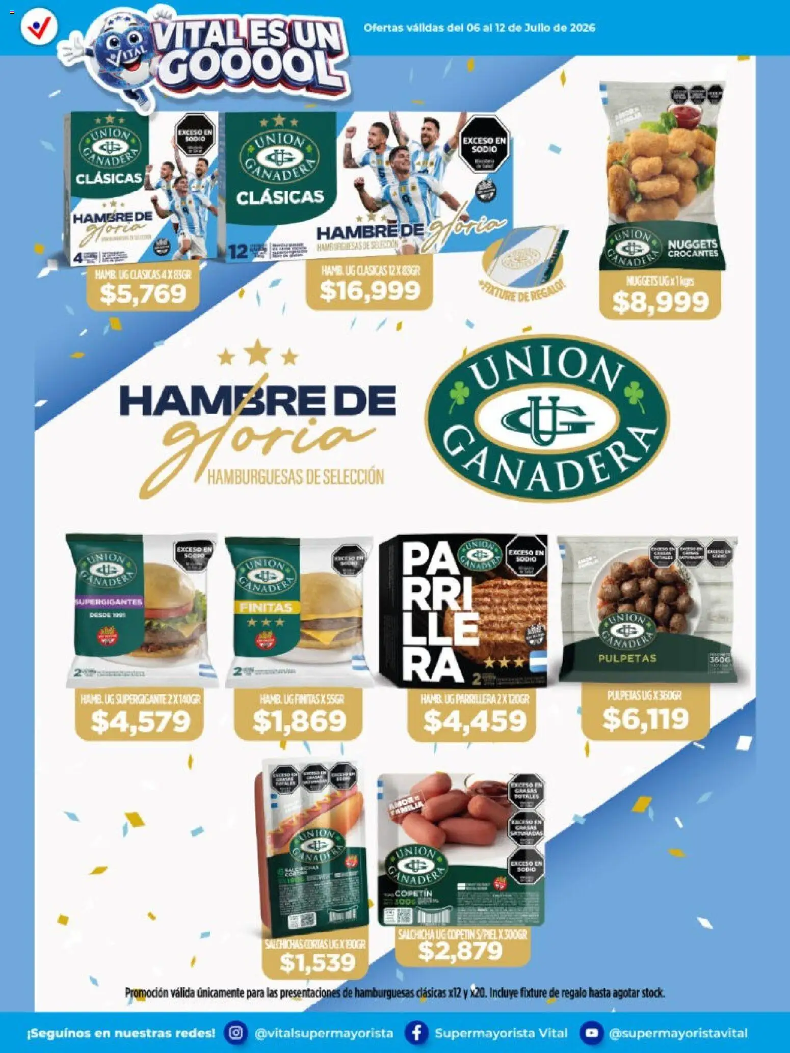 Vital - Especial de frescos │ válido desde el 06/07/2026 | Página: 10 | Productos: Salchicha