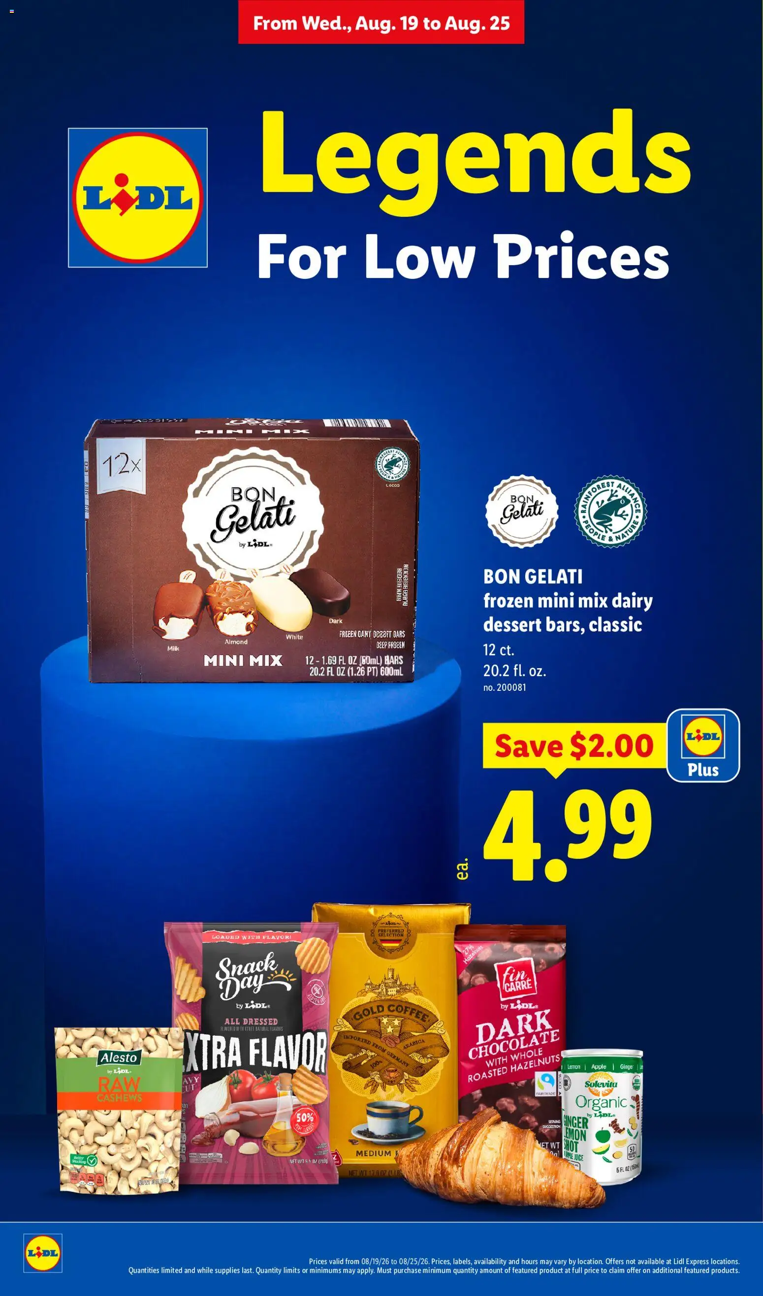 Lidl Weekly Ad - valid from 08/19/2026 | Page: 10 | Products: Milk, Juice, Lime, Lime juice