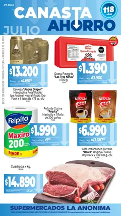 Vista previa La Anonima catálogo válido desde el 01/07/2026