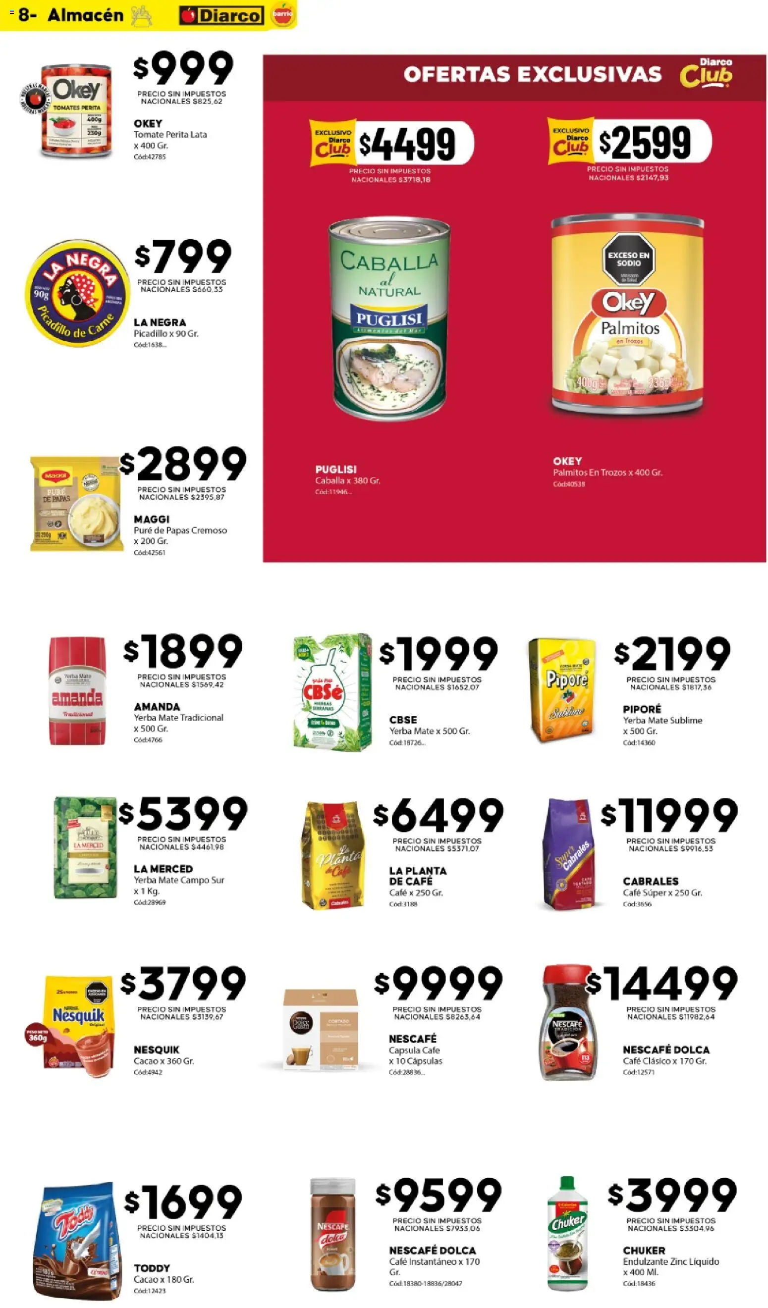 Diarco Ofertas │ válido desde el 28/09/2026 | Página: 8