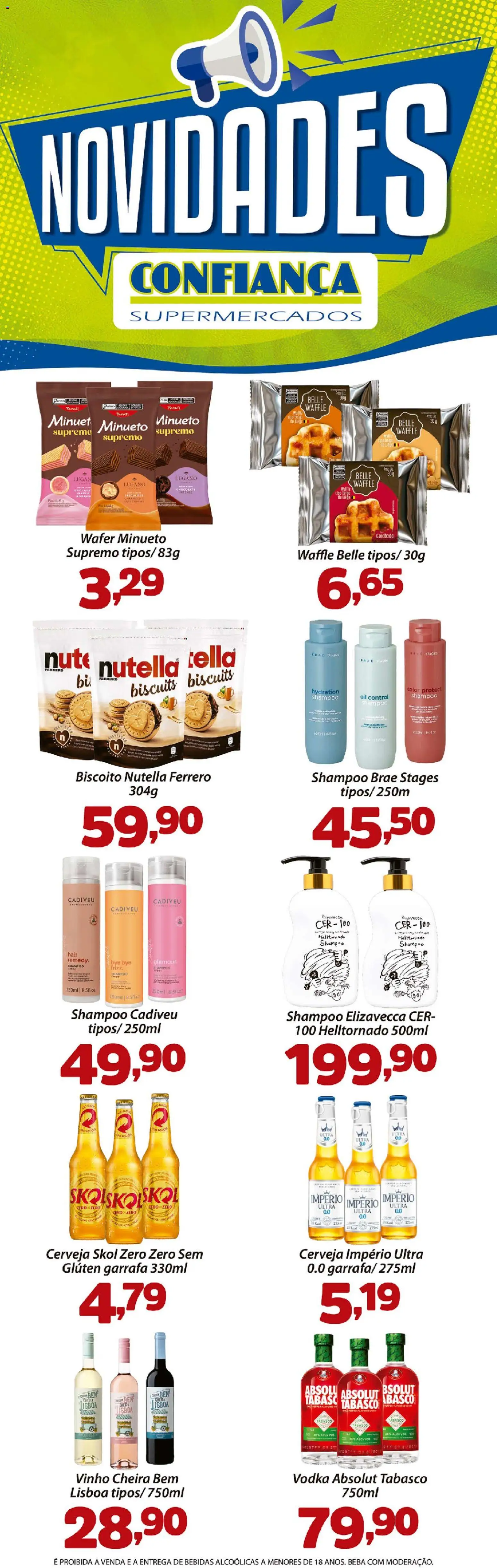 Confiança Folheto - válido de 17/07/2026 | Página: 5 | Produtos: Chocolate, Vinho, Cerveja, Vodka