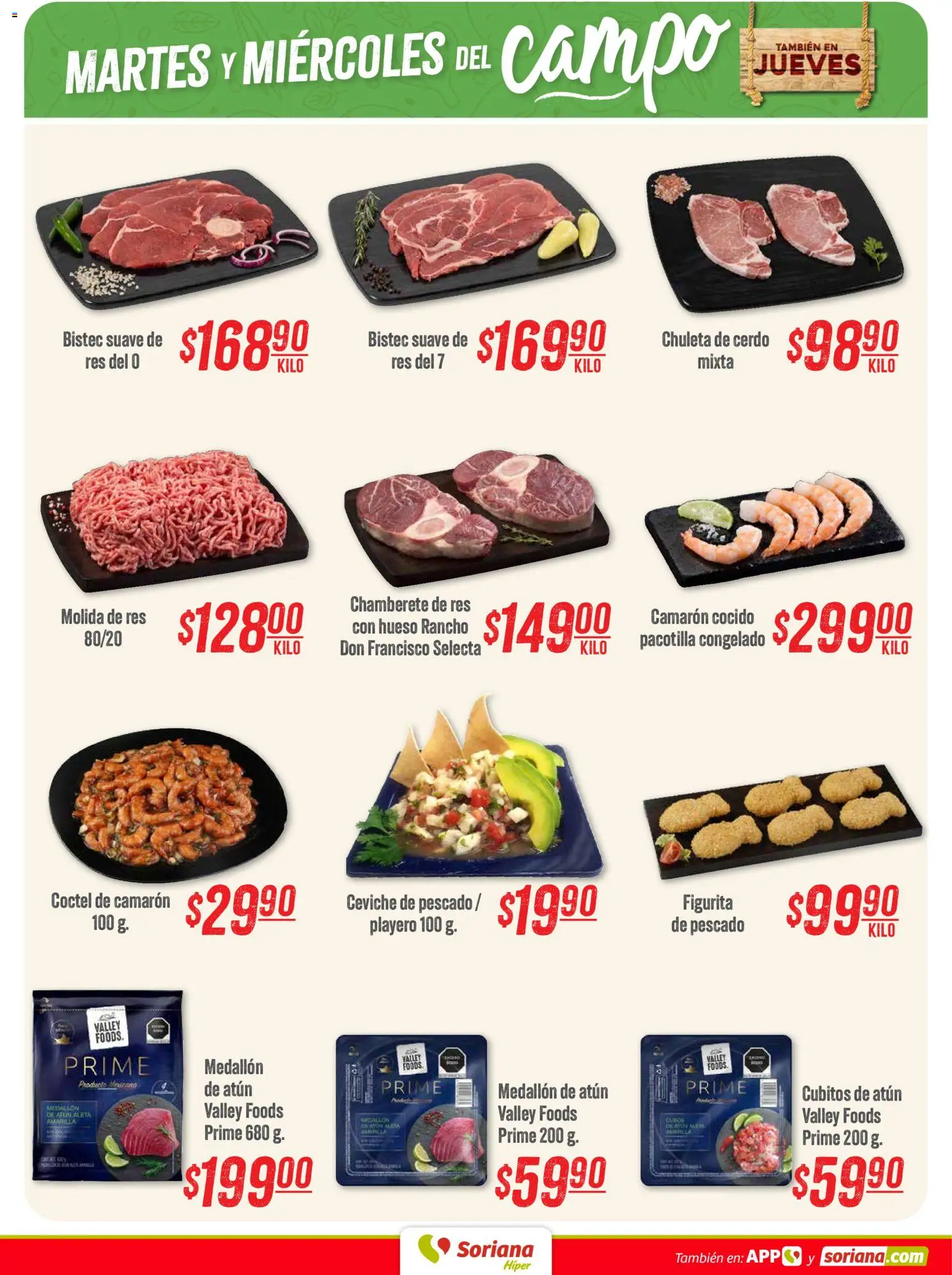 Nuevas ofertas de Soriana válidas en toda la República Mexicana desde el 04/08/2026. ¡Encuentra las mejores ofertas en Soriana Martes y Miércoles del Campo Híper: Tamaulipas (excepto Cd. Victoria y Tampico)! | Página: 5