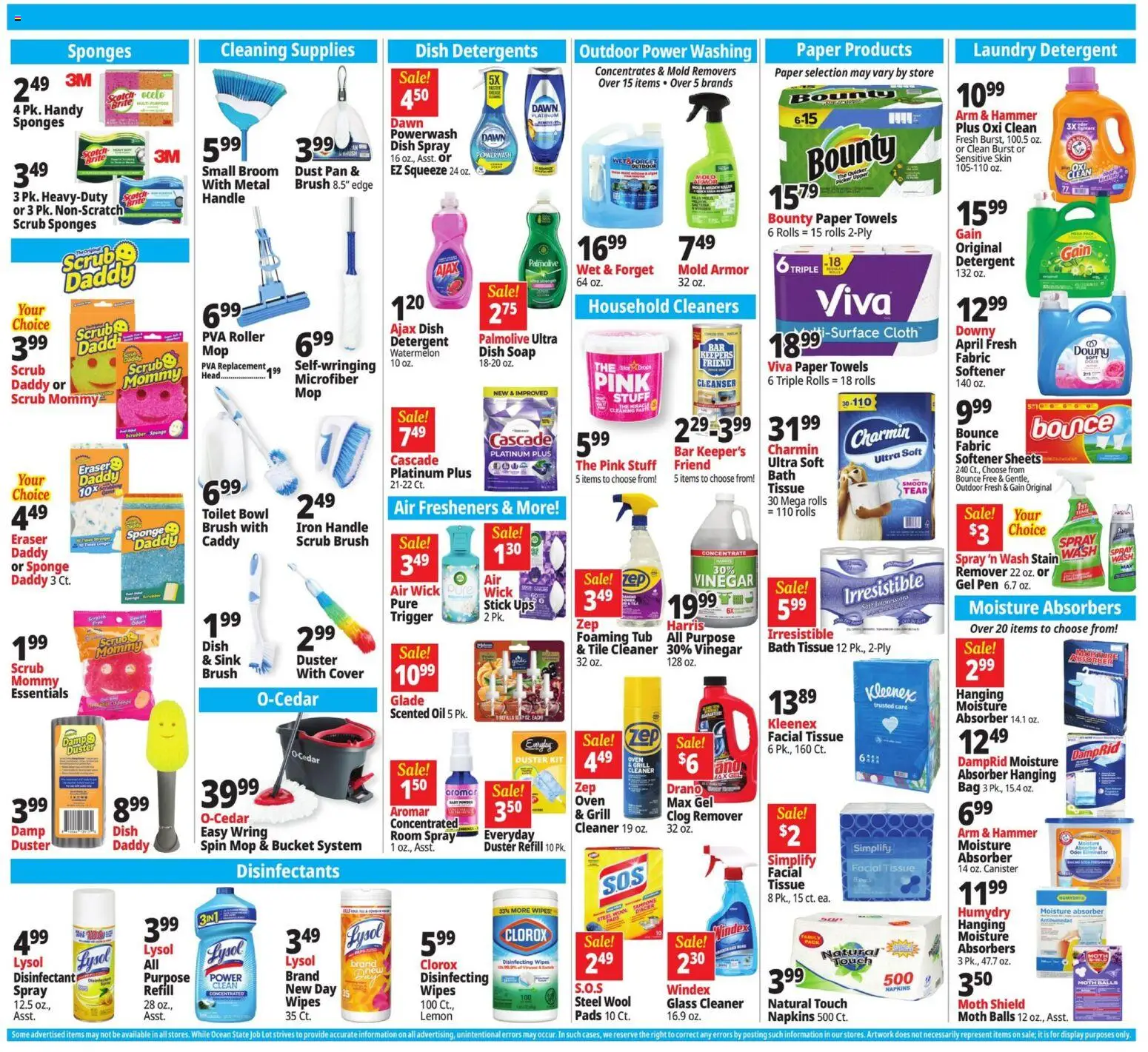 Ocean State Job Lot Weekly Ad - valid from 07/30/2026 | Page: 19 | Products: Meat, Detergent, Watermelon, Grill