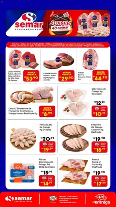 Semar Supermercado ofertas Quinta e Sexta do Açougue - Pré-Visualização do folheto da loja Semar Supermercado, válido de 12.05.2026