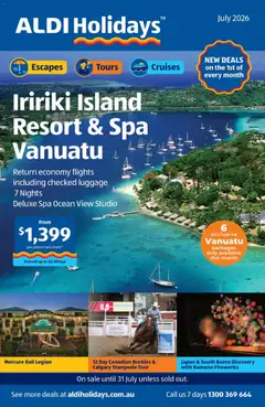 Preview of Aldi July holidays - valid from 01/07/2026