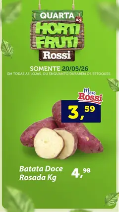 Rossi Supermercados - Ofertas da semana - Pré-Visualização do folheto da loja Rossi Supermercados, válido de 20.05.2026