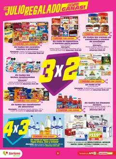 Vista previa de Soriana Julio Regalado Mercado Nacional, nuevo folleto de la tienda, válido en México a partir del 10/07/2026 | Página: 3 | Productos: Harina, Cacahuate, Limón, Té