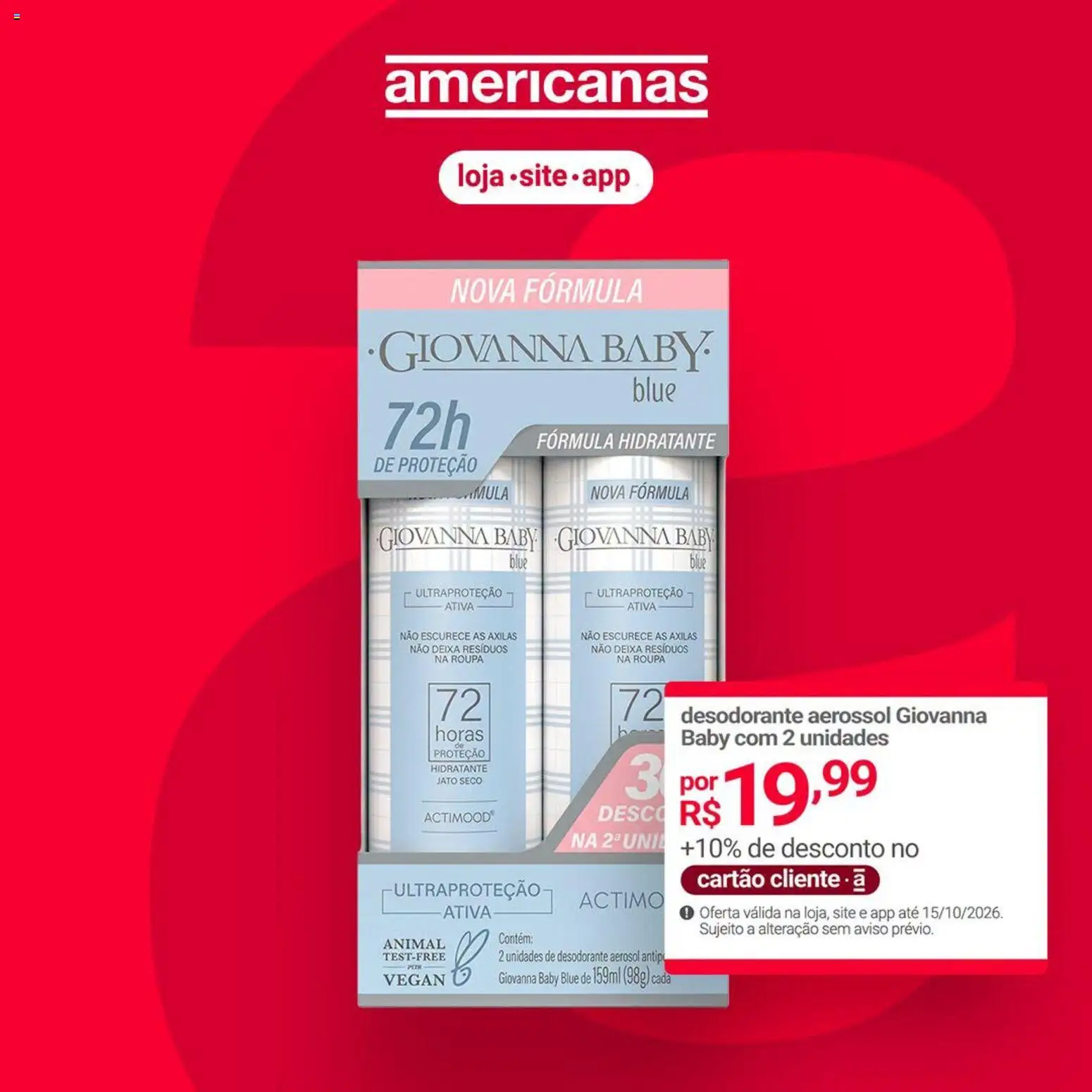 Lojas Americanas Folheto - válido de 14/10/2026 | Página: 1