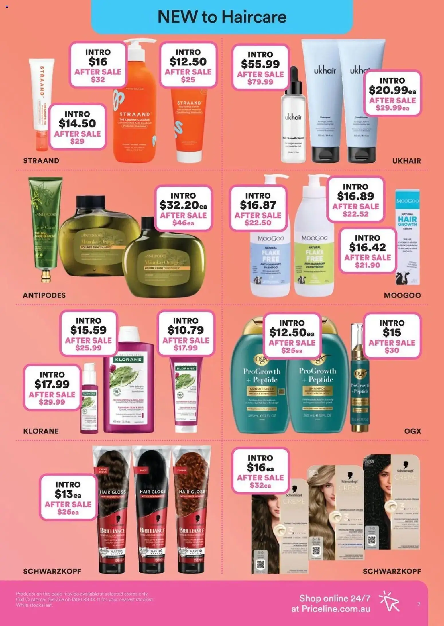 Priceline Pharmacy catalogue - valid from 17.06.2026 | Page: 7 | Products: Shampoo, Conditioner